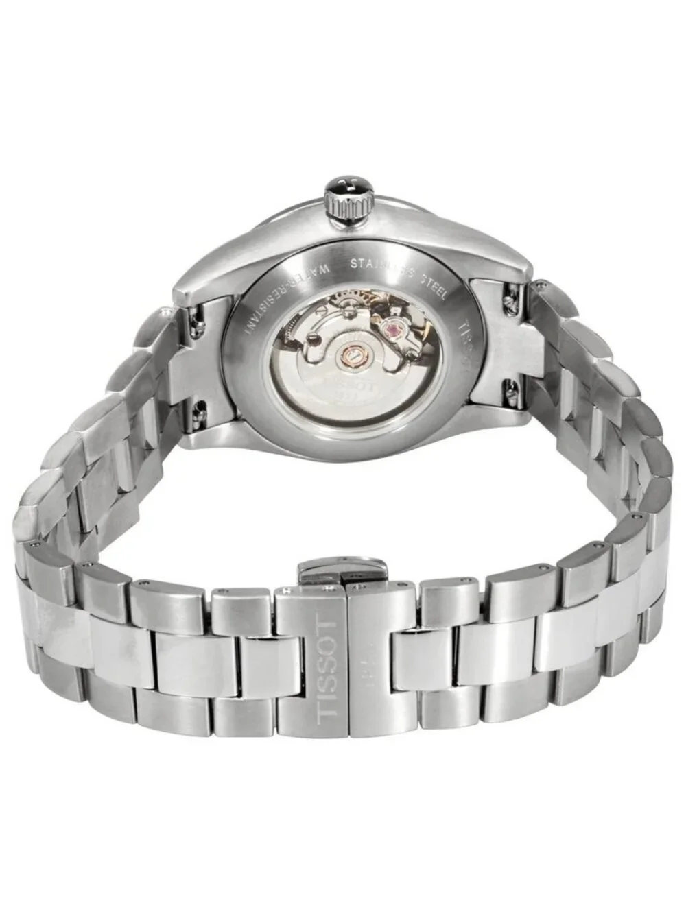 NWT Tissot Automatic Diamond White Mother of Pearl Dial Ladies Watch